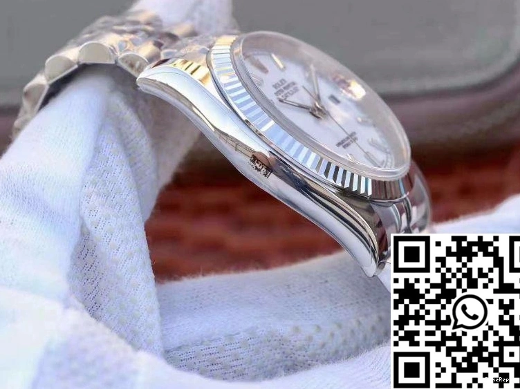 36mm AR Rolex White Dial Factory 116234 Datejust Enamel 1203